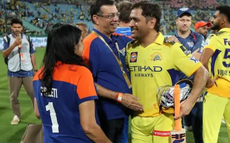 MS Dhoni's Chat With LSG Owner Sanjiv Goenka After CSK Win Has Internet Talking: "Final Message..."