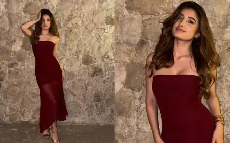 Rasha Thadani's Cherry Red Dress Is Exactly What You Need For Your Next Night Out With Your Girlfriends