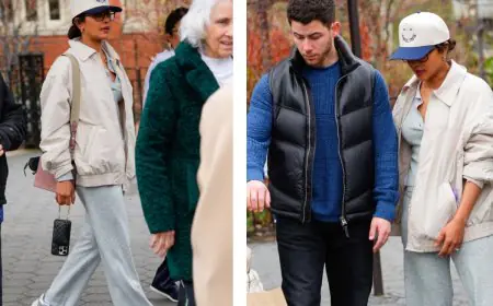 Priyanka Chopra’s Park Date Look: Effortless Athleisure, Diamonds, and Quality Time with Nick Jonas