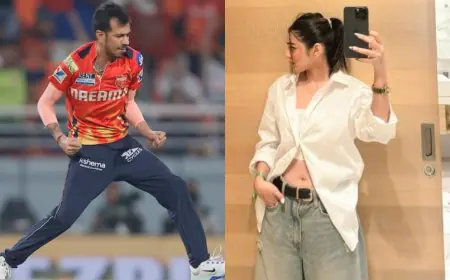 "What A...": RJ Mahvash's Heartfelt Post For Yuzvendra Chahal After IPL 2025 Heriocs vs KKR