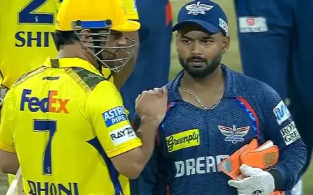 MS Dhoni Consoles Rishabh Pant As LSG Skipper's Death Overs Tactics Backfire
