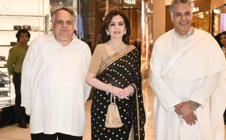 Nita Ambani Graces Abu Jani Sandeep Khosla Store Opening, Welcomes Designers To Jio World Plaza