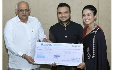 CM Bhupendra Patel Applauds Parthiv Gohil & Mansi Parekh  for ‘Kutch Express’ Triumph at National Film Awards
