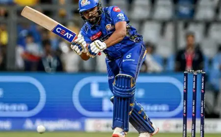 Rohit Sharma Slams 1st Fifty Of IPL 2025. Wife Ritika Sajdeh's Reaction Can't Be Missed