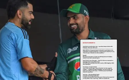 "No Cricket With Pakistan": Enraged Ex RCB Star Writes To BCCI Over Pahalgam Horror