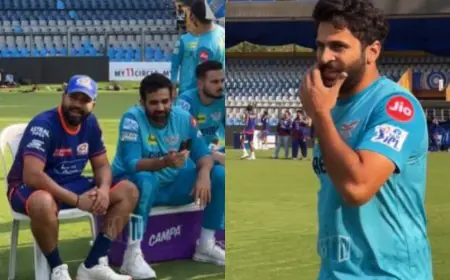 Rohit Sharma Roasts India Star For Coming Late To IPL 2025 Practice: "Kya Re Hero..."