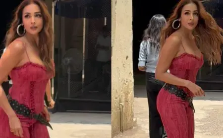 Malaika Arora’s Flared Pink Jumpsuit Can Take You From Brunch To Date Night