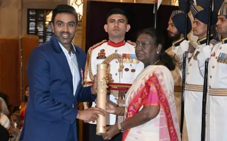 Ravichandran Ashwin Receives Padma Shri Award. BCCI Reacts