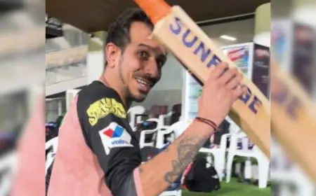Yuzvendra Chahal Says He'll Play With MS Dhoni's Bat, Gets Brutally Trolled By Punjab Kings Stars