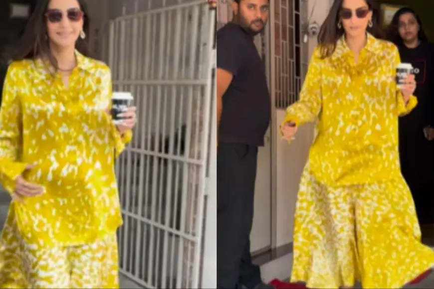 Sonam Kapoor Radiates Sunshine Energy In A Vibrant Yellow Co-Ord Set