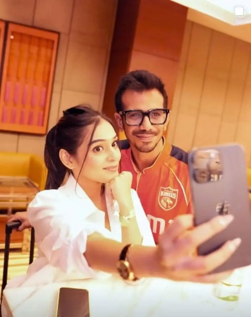 Chahal Posts Photo With RJ Mahvash, Then Comments On Post: "My Spine..."