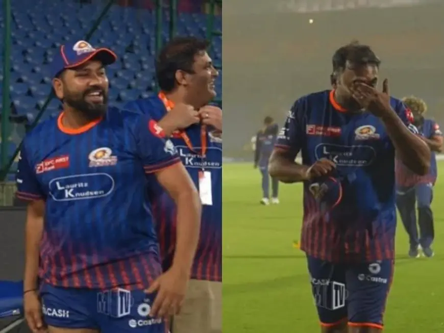 "Come Back, Come Back": Rohit Becomes Saviour As Delhi Storm Hits MI Camp