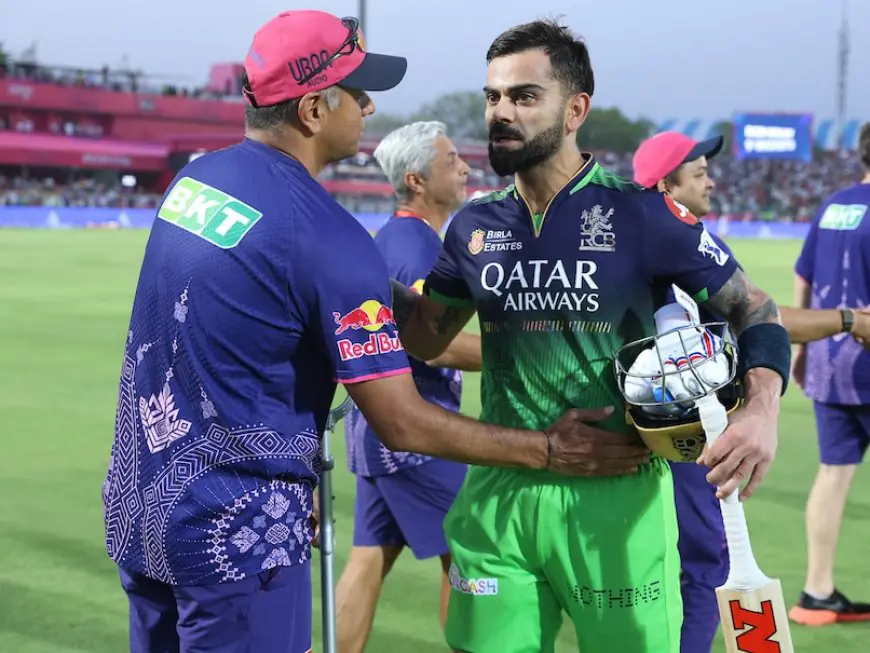 Virat Kohli Dodges Pitch Invader After RCB's Win Over Rajasthan Royals - Video Is Viral