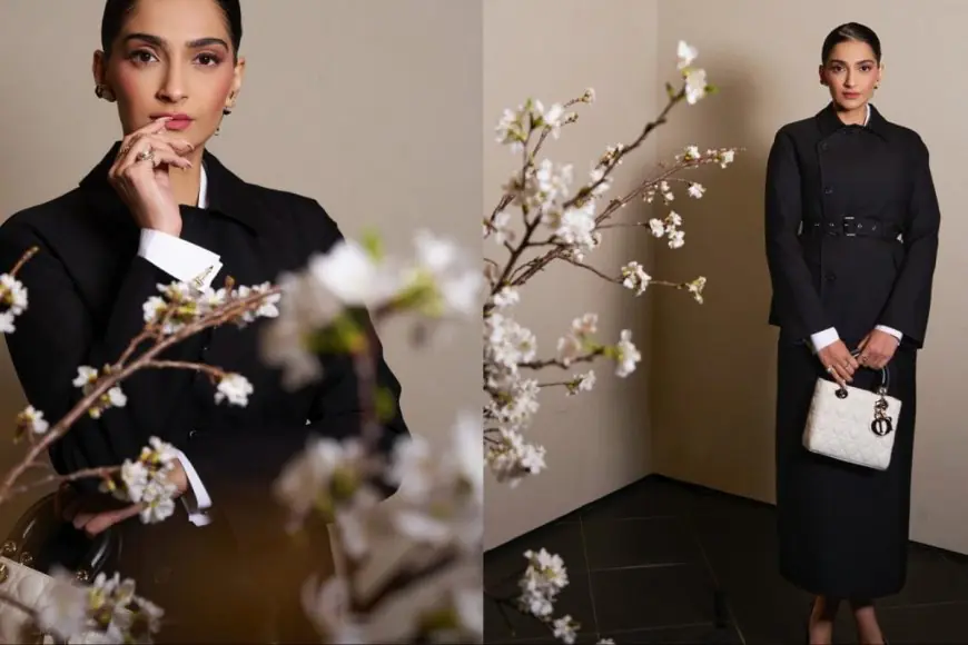 Sonam Kapoor Incorporates The Beauty Of Sakura In Her Look Ahead Of Dior Fall 2025 Show In Japan