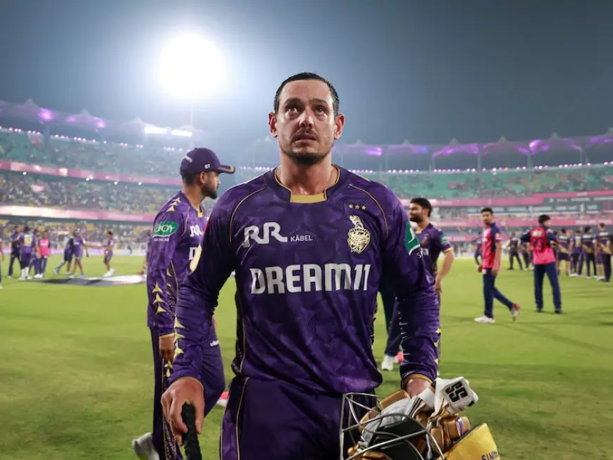 "My Wife Chills...": KKR Star Quinton De Kock's Hilarious 'Cooking' Comment