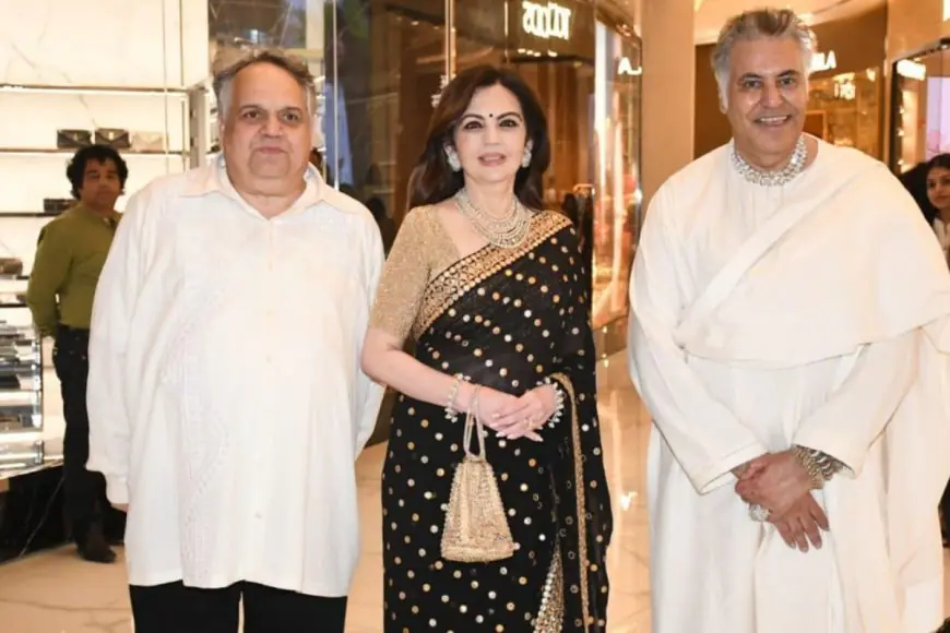 Nita Ambani Graces Abu Jani Sandeep Khosla Store Opening, Welcomes Designers To Jio World Plaza