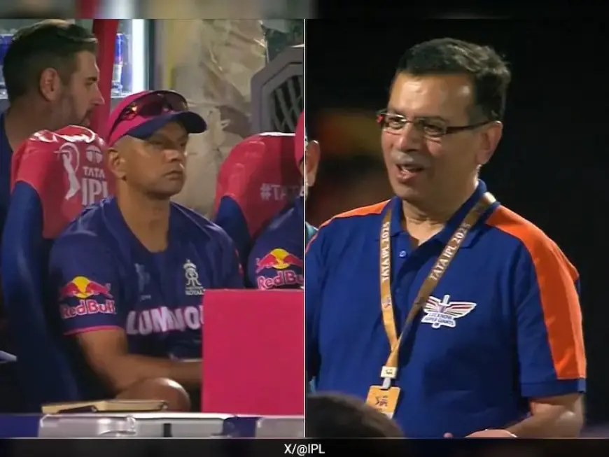 Watch: Rahul Dravid Heartbroken As Sanjiv Goenka Jumps Out Of Seat On LSG's Last-Ball Win