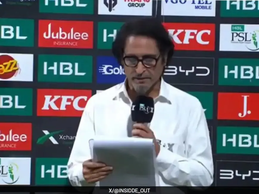 "Catch Of The IPL": Ramiz Raja's Goof-Up In PSL Ceremony Leaves Internet In Splits