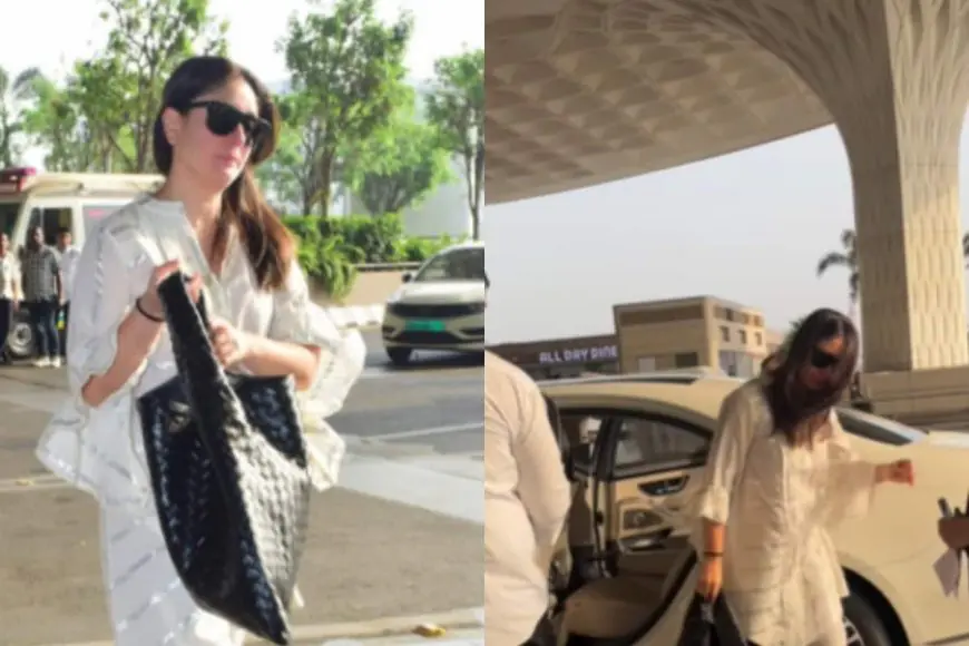 Kareena Kapoor Khan Serves Effortless Ethnic Glam at the Airport