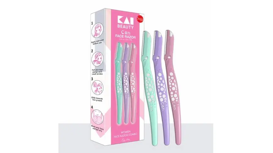 Experience Smooth Facial Hair Removal with KAI’s Innovative CAN Face Razor