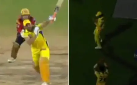 MS Dhoni Slams Six, Gets Caught By Ravindra Jadeja. Unique Celebration Follows - Watch