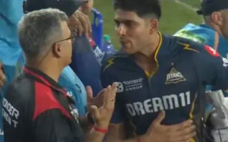 'Furious' Shubman Gill Argues With Umpire After Controversial Dismissal Against Sunrisers Hyderabad