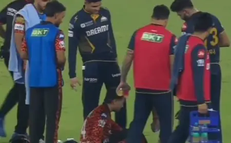 Shubman Gill 'Kicks' Abhishek Sharma After Heated Argument With Umpires - Video Goes Viral