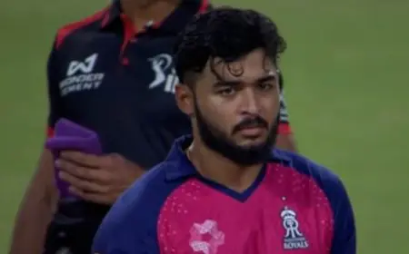 Riyan Parag Gives Teammate Cold Staredown As Two RR Batters Depart For Ducks In One Over