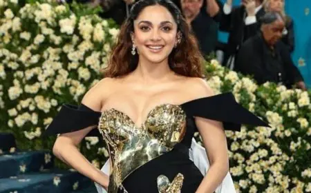 Kiara Advani Celebrates Motherhood and Artistry In Gaurav Gupta Couture At MET Gala 2025