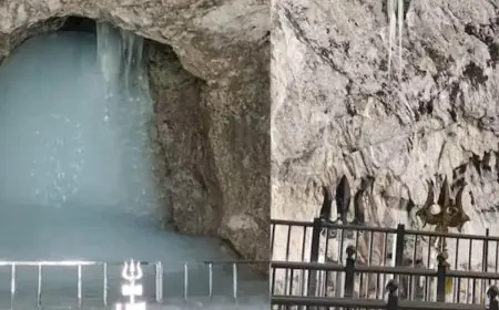 Amarnath Yatra 2025: First Glimpse Of Baba Barfani Revealed Ahead of Annual Pilgrimage