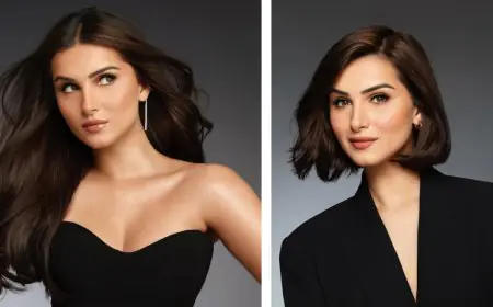 Tara Sutaria Debuts Chic Streaked Bob and Glowing Glam for a Summer Refresh