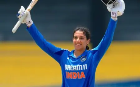 Smriti Mandhana Slams 11th ODI Century, Rises Into Top Three In Elite Women's Cricket List