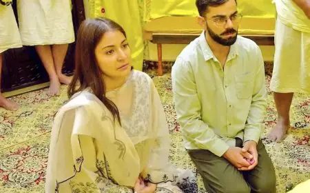 With Anushka Sharma Beside Him, Virat Kohli's First Act After Test Retirement Is A Spiritual One