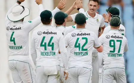 South Africa Announces Squad For World Test Championship Final Against Australia