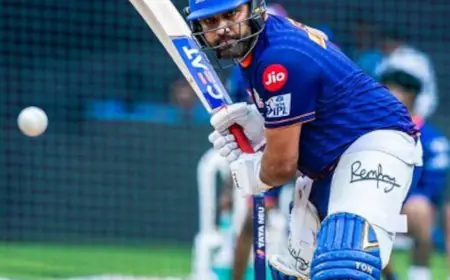 Rohit Sharma, Tilak Varma In Action As Mumbai Indians Resume Training. No Hardik Pandya Or Jasprit Bumrah