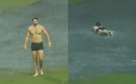 Watch: Tim David Enjoys Bengaluru Rain Like A Child, RCB Camp Then Does This