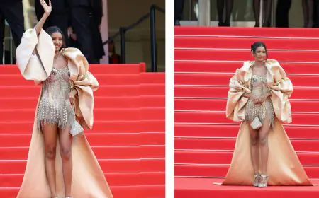 Nancy Tyagi Turns Heads in Bespoke Pearls at the 78th Cannes Film Festival
