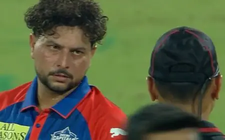 Kuldeep Yadav Loses Cool On Umpire After DRS Call Goes Against Him. Watch
