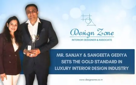 Design Zone Redefines Luxury Interiors with 24 Years of Excellence Led by Ar. Sanjay and Sangeeta Gediya