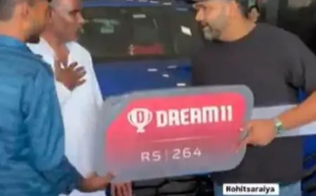 Watch: Rohit Sharma Gifts His Iconic Lamborghini Urus To Fantasy Cricket Winner