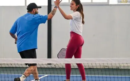 Virat Kohli, Anushka Sharma Become Pickleball Partners In RCB Camp