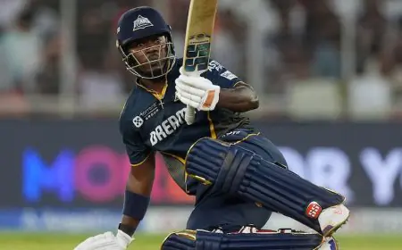 "One Bad Game Doesn't Define Us": Sherfane Rutherford Reflects On GT's Loss To LSG, Eyes Strong Comeback