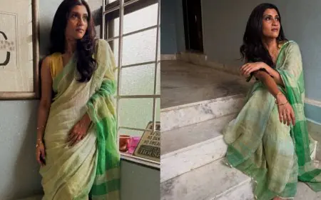 Konkona Sen Sharma Makes A Strong Case For Pastel Sarees This Summer