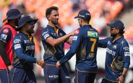 Gujarat Titans vs Chennai Super Kings LIVE Score, IPL 2025: Mohammed Siraj Fumes At GT Teammate After Huge Blunder; CSK 1 Down
