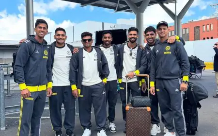 India A Players Reach UK For England Lions Matches