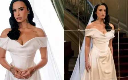 Demi Lovato Stuns In A Classic Vivienne Westwood Gown For Her Intimate Wedding
