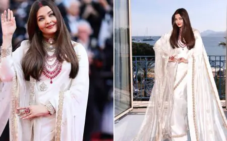 Saree, Sindoor And Sculpted Drama: Aishwarya Rai’s Cannes Style Was Unforgettable