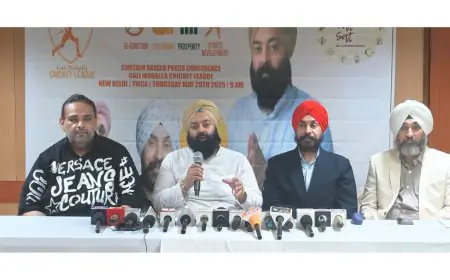 Gali Mohalla Cricket League Unveils Vision for Grassroots Transformation at Curtain-Raiser Press Conference