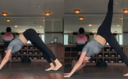 Nargis Fakhri’s Yoga Routine Is All About Strength, Balance And Flexibility