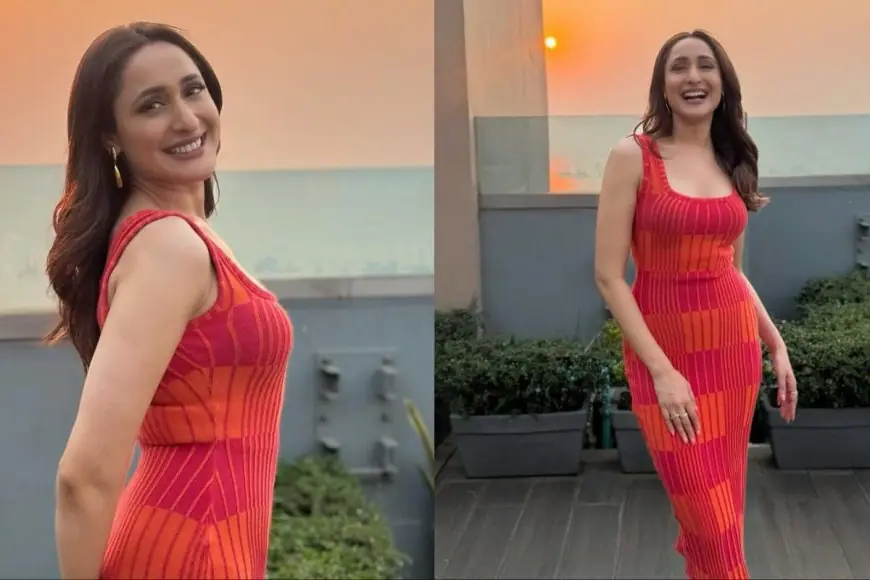 Pragya Jaiswal Welcomes May With A Classic Red Dress And Sunset Vibes